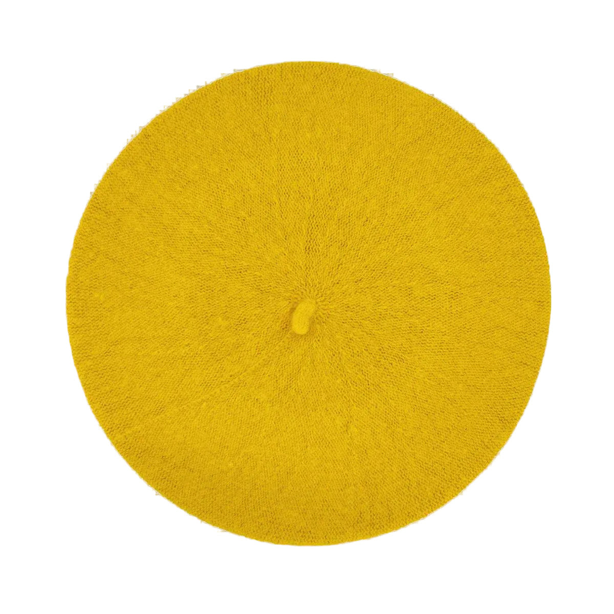 Woolen Beret - Mustard