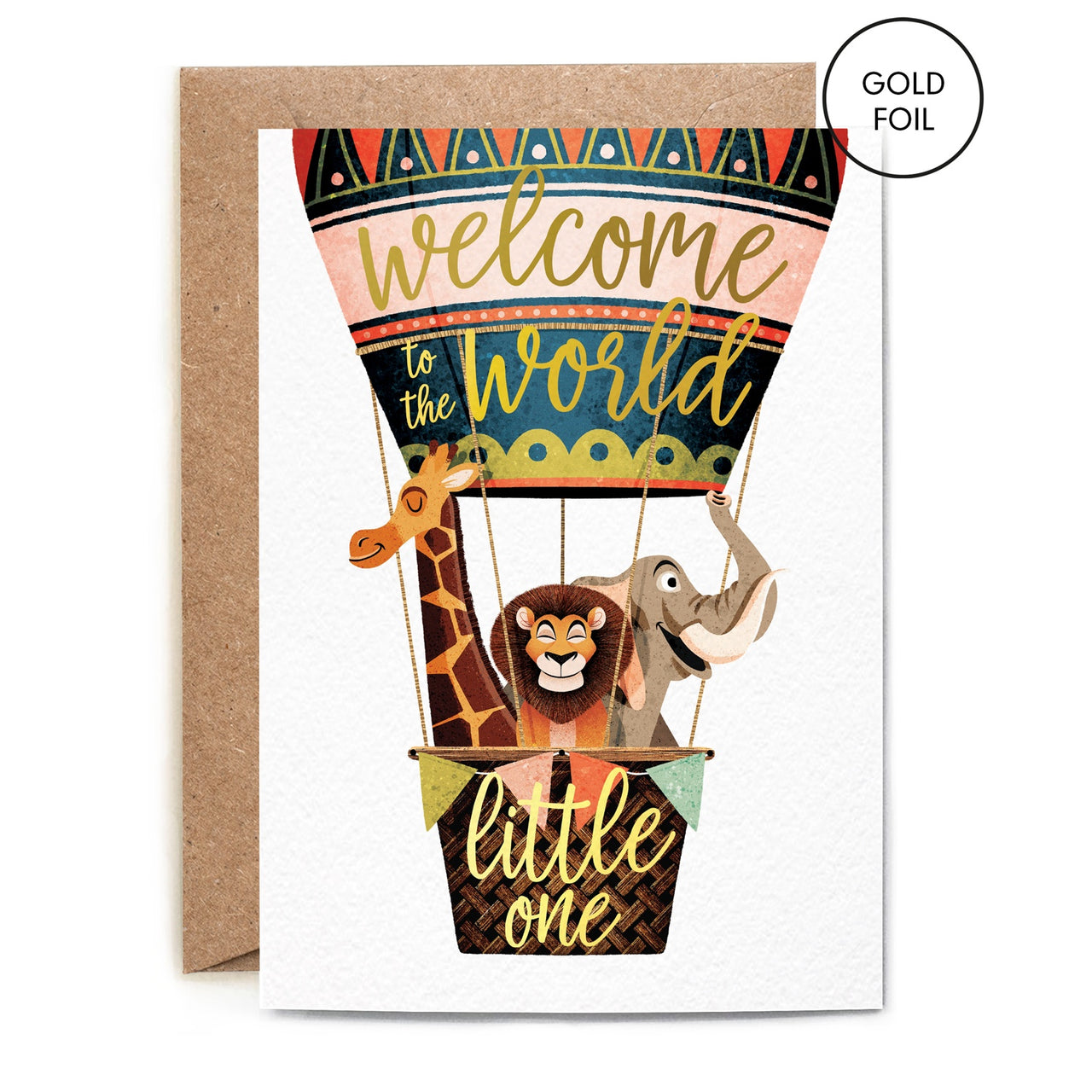 Welcome To The World Little One Balloon Card