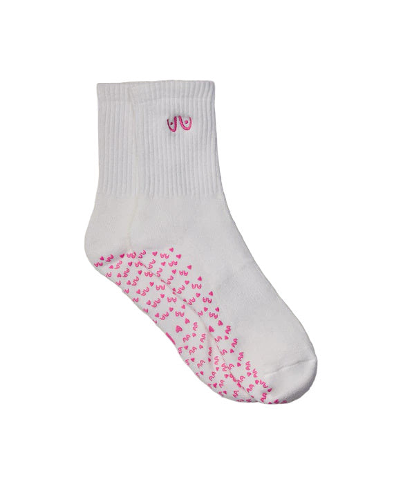 Crew Grip Socks - Power in Pairs Ivory