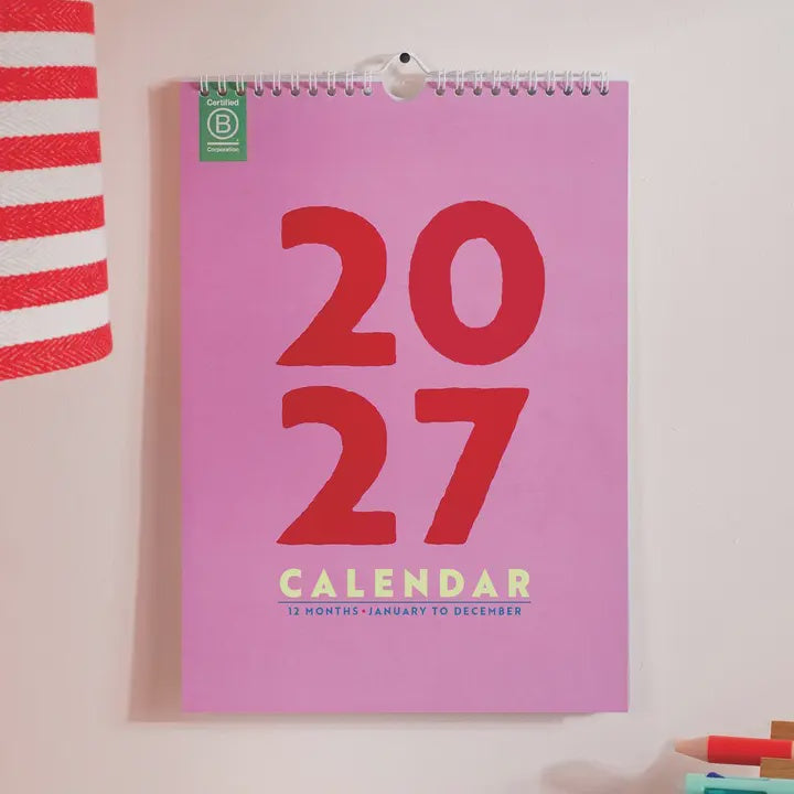 2027 A4 Calendar - Colourburst