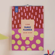 2027 A3 Family Wall Calendar | Colour Flow