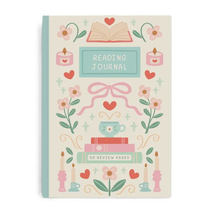 Reading Journal – 50 Page Book Review Notebook