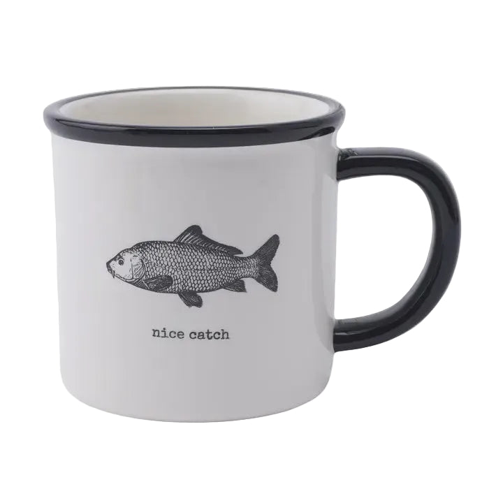 Fishing Co. 'nice Catch' Stoneware Mug