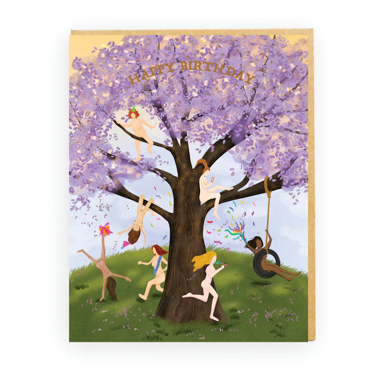 Happy Birthday Nature, Au Naturel Card