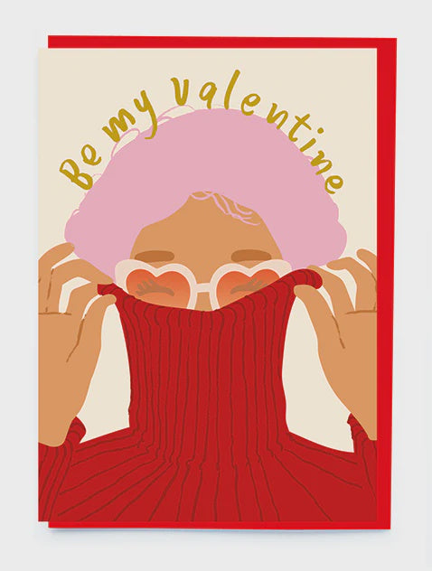 Be My Valentine Polo Neck Card