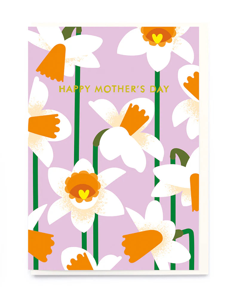 Daffodil Repeat Mother's Day Card