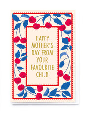 Favourite Child Mother's Day Card