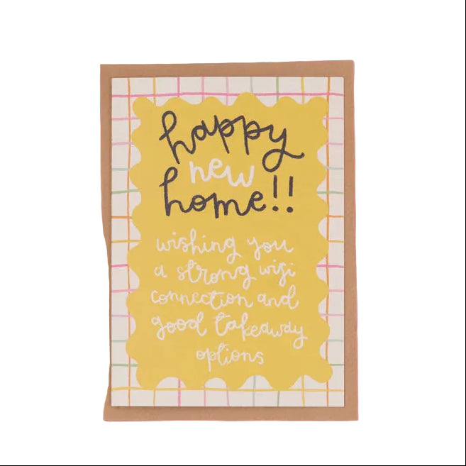 Happy New Home Takeaway Card
