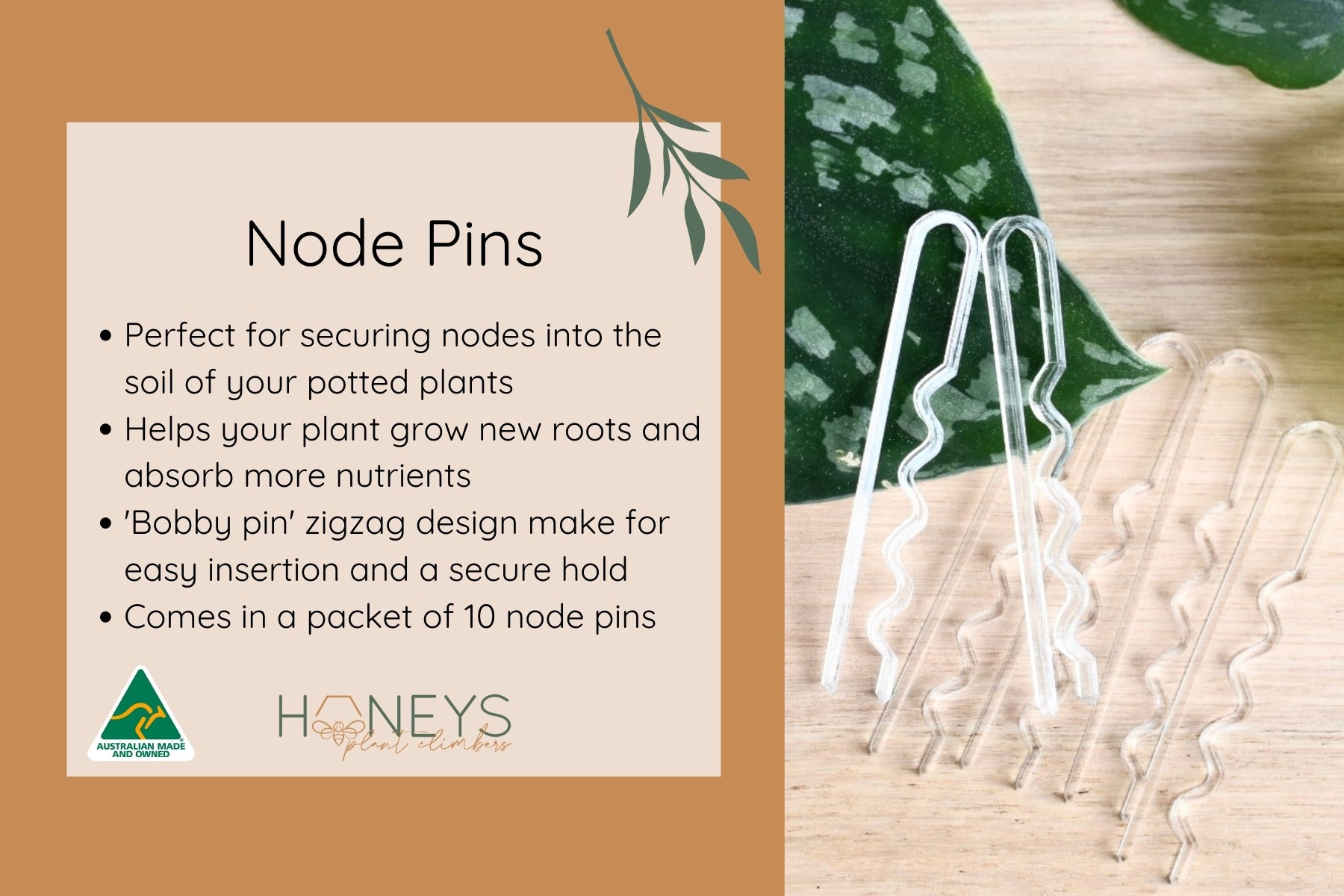 Node Pins - Gold Glitter
