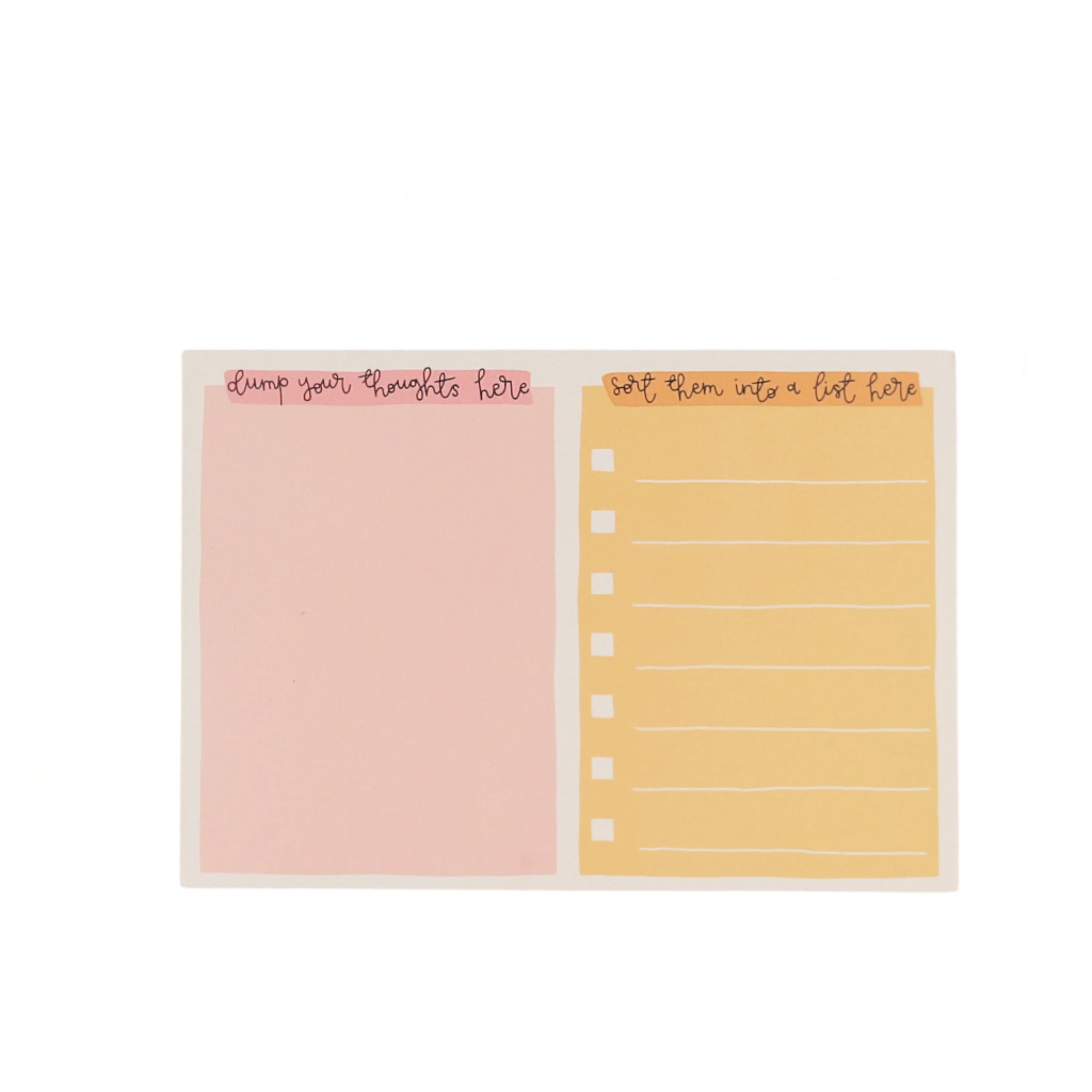 A5 Notepad - Organise Your Thoughts – Wileaway