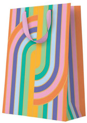 Gift Bag Large - Rainbow Arcs
