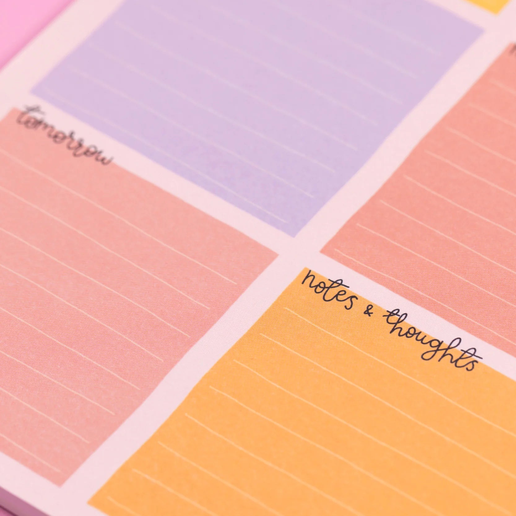 A5 Notepad - Daily Planner- Candy