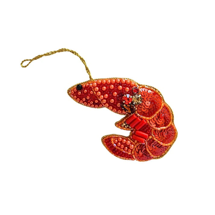 Beaded Decoration - Prawn