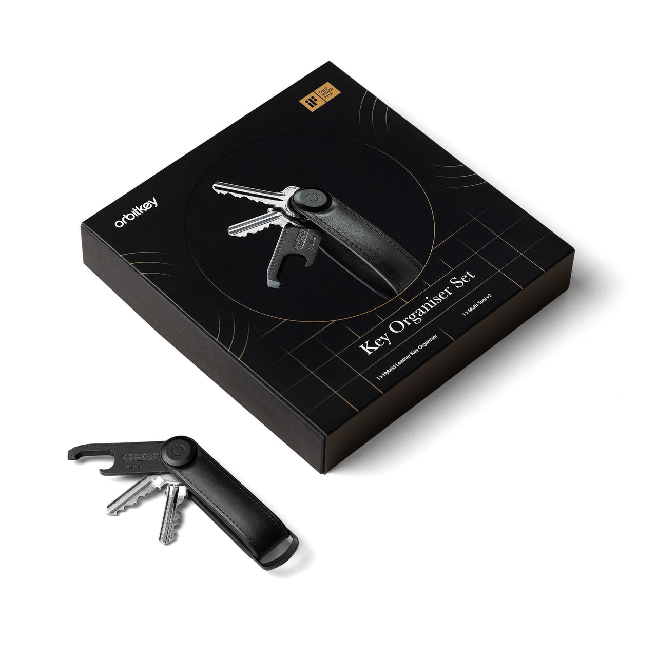 Orbitkey Set with Multitool - Black
