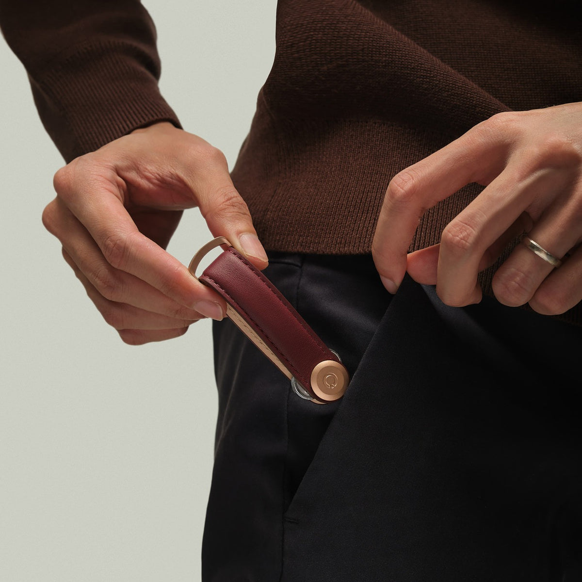 Orbitkey - Leather 2.0 - Wine