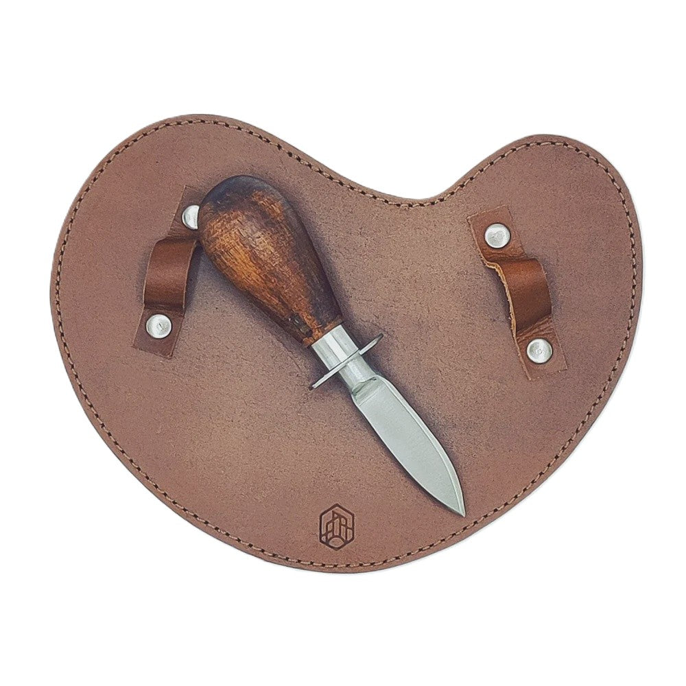 Oyster Knife with Leather Glove