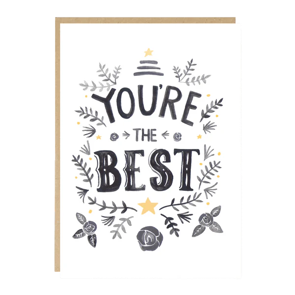 You're The Best Card - Honey