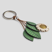 Appleskin Keyring - Leaves & Daisy