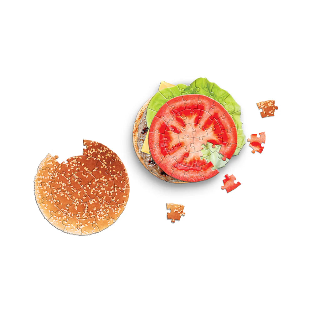 6 Layer Burger Puzzle