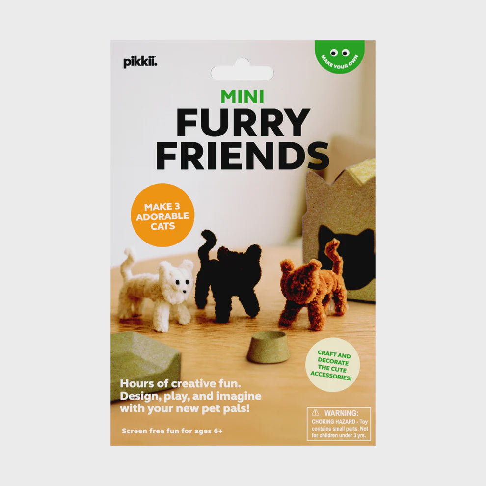 Mini Furry Friends Cat Kraft Kit