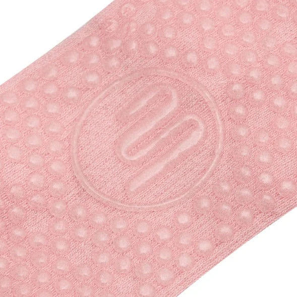 Scrunch Grip Socks - Pink
