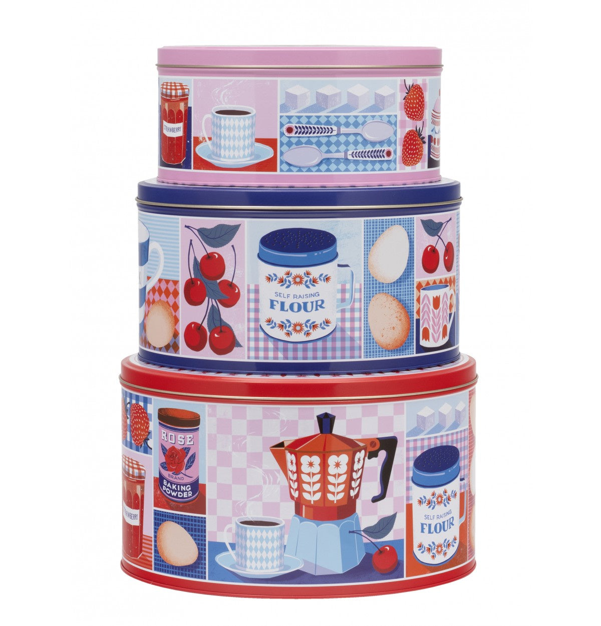 Printer Johnson Set of 3 Cake Tins