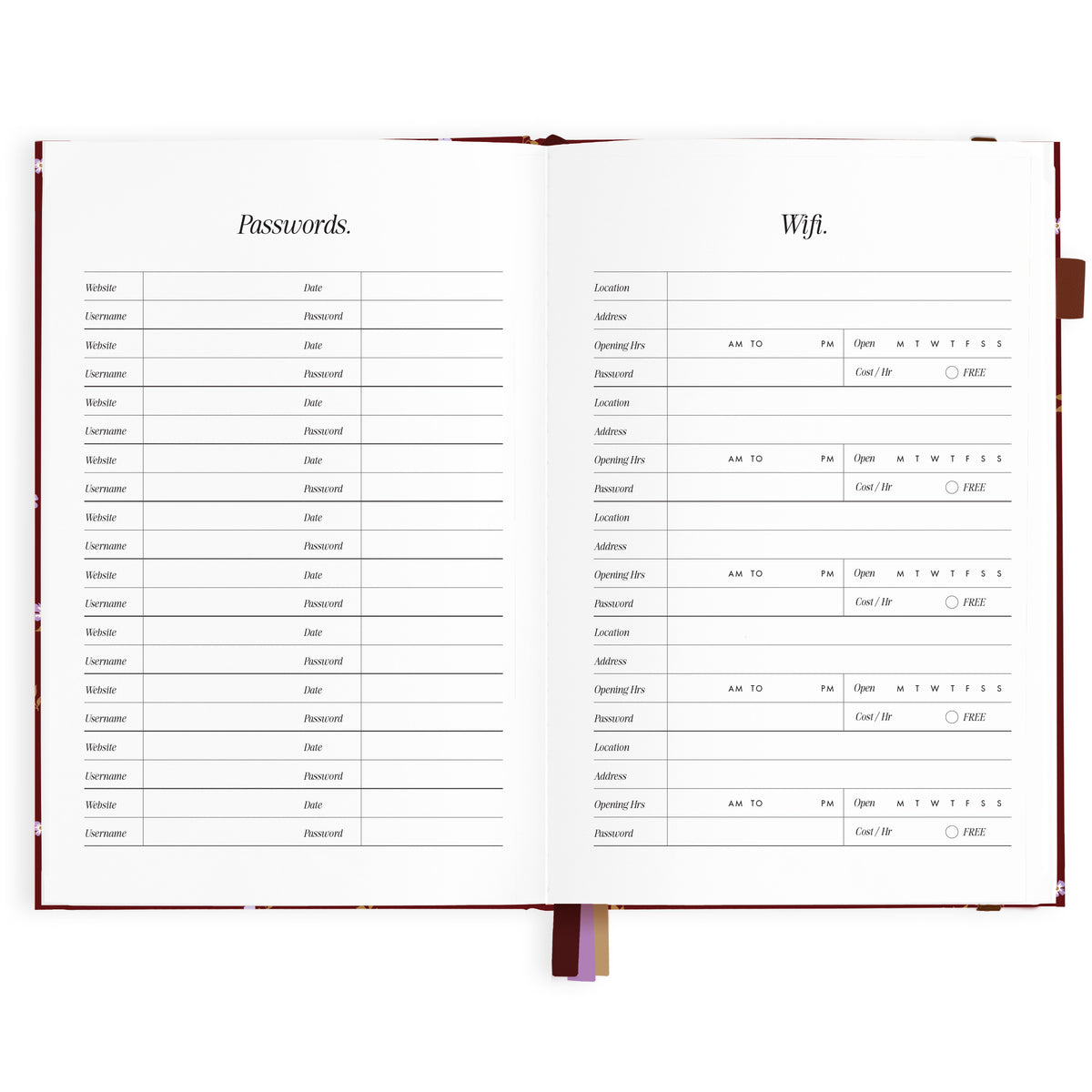 2027 A5 Horizontal Planner - Cornflower