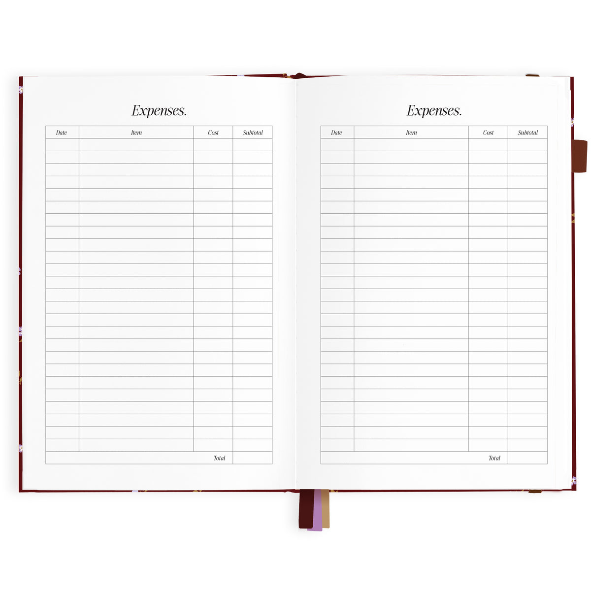 2027 A5 Horizontal Planner - Cherry