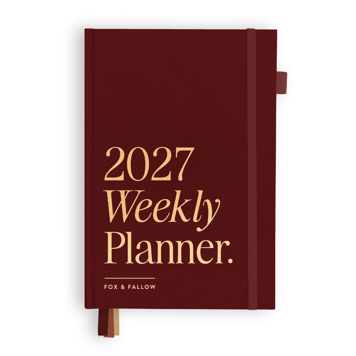 2027 A5 Horizontal Planner - Cherry