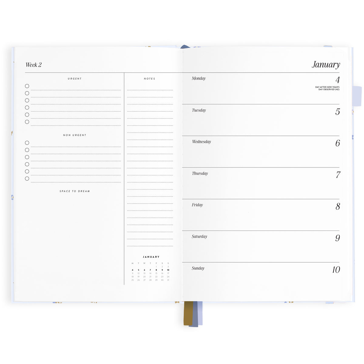 2027 A5 Horizontal Planner - Cornflower