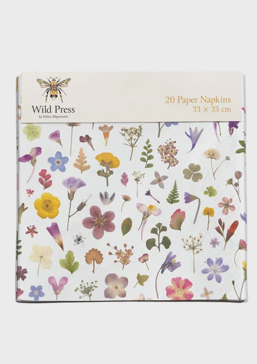 Flower Meadow Paper Napkins - Set of 20