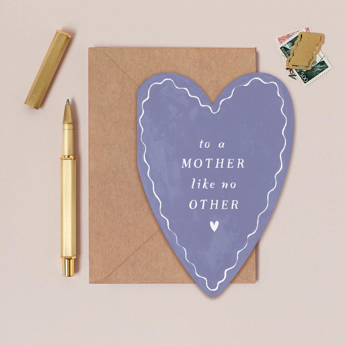 Mother Like No Other Heart Card