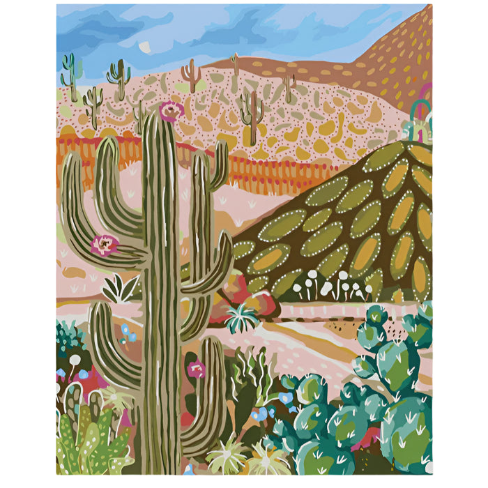 Paint By Numbers - Cactus Valley