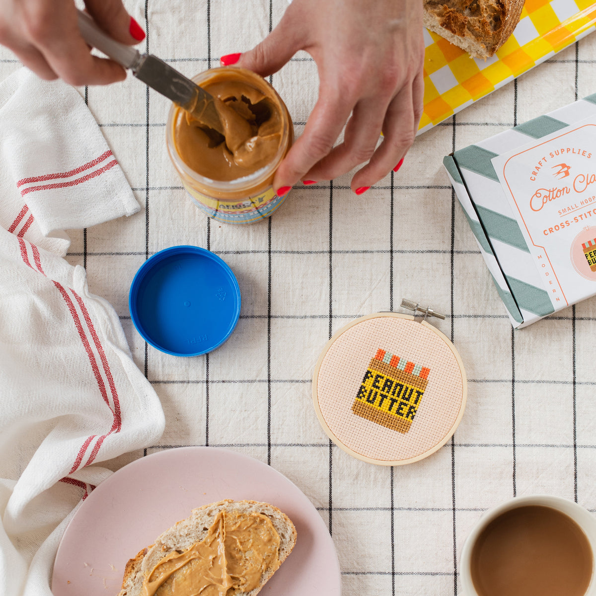 Cross-Stitch Kit - Peanut Butter