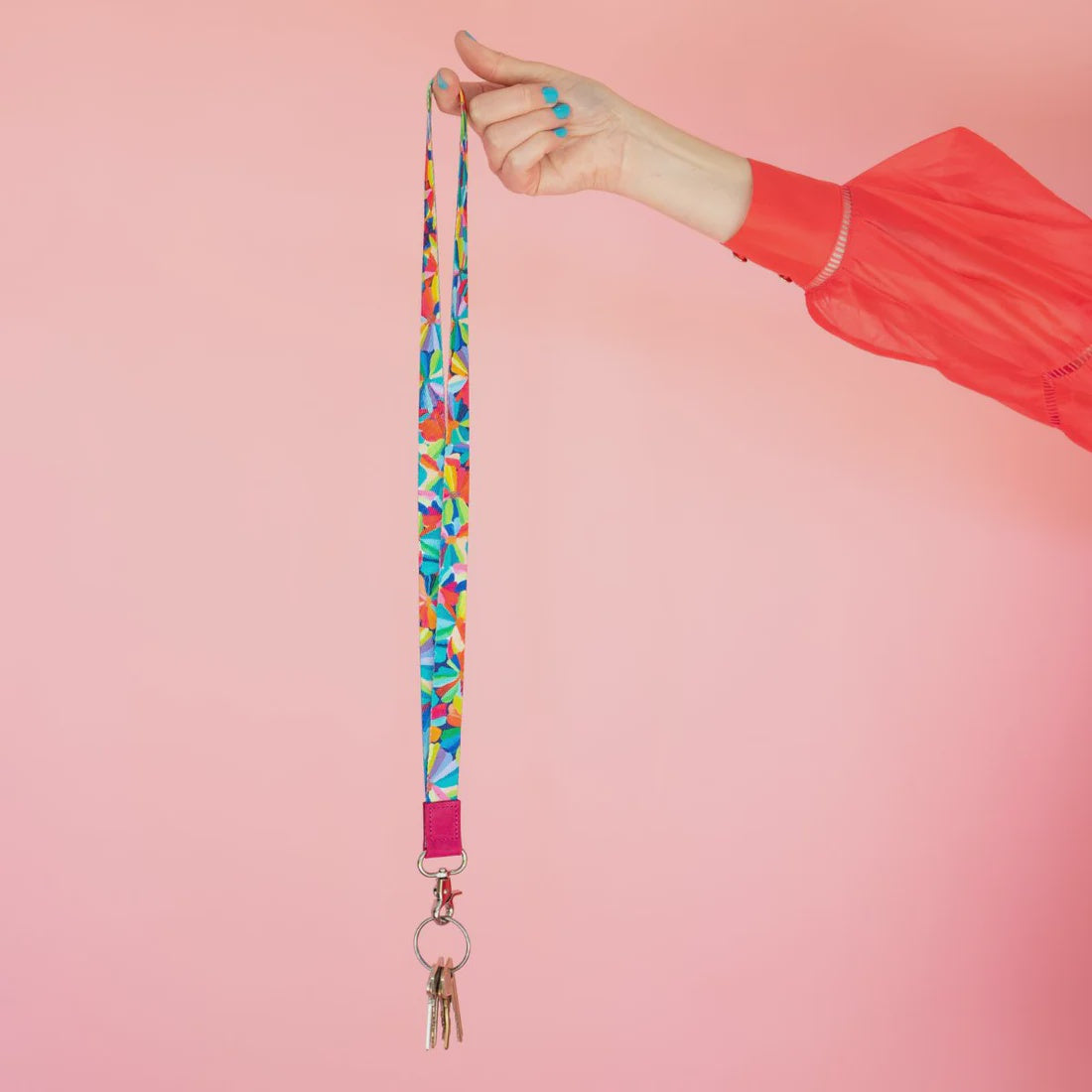 RO x Lordy Dordie Petal Party Lanyard - Pink
