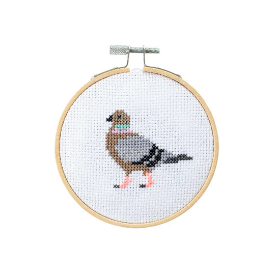 Cross-Stitch Kit - Pigeon