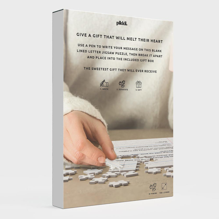 Blank Letter Jigsaw Puzzle