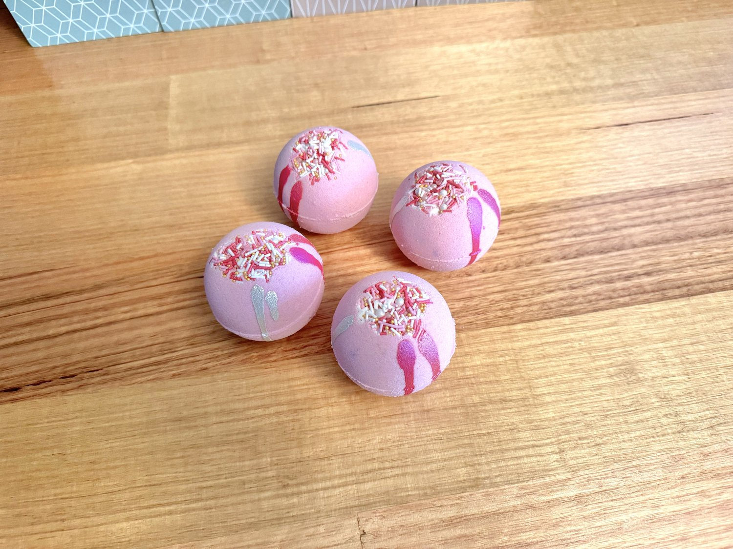 Goat Milk Bath Bomb - Pink Mimosa