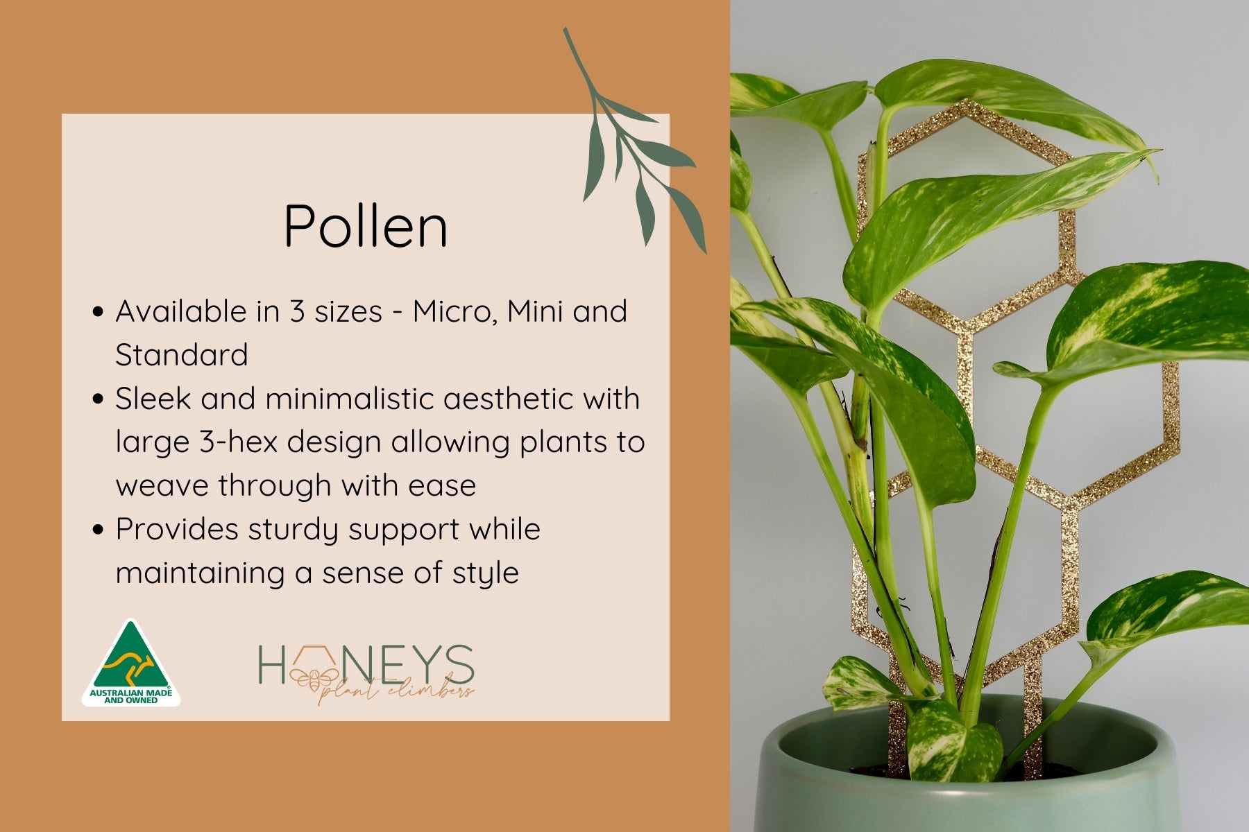 Pollen Plant Climber - White