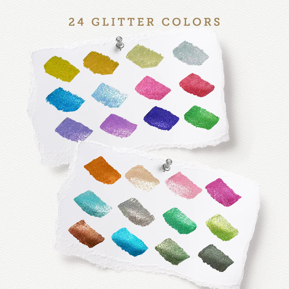 Acrylic Paint Pens - Glitter Set of 24