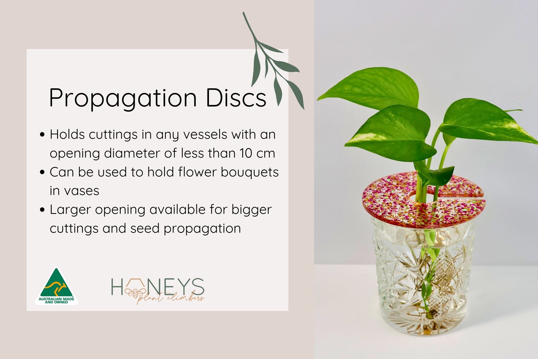 Propagation Disc - Rainbow Glitter