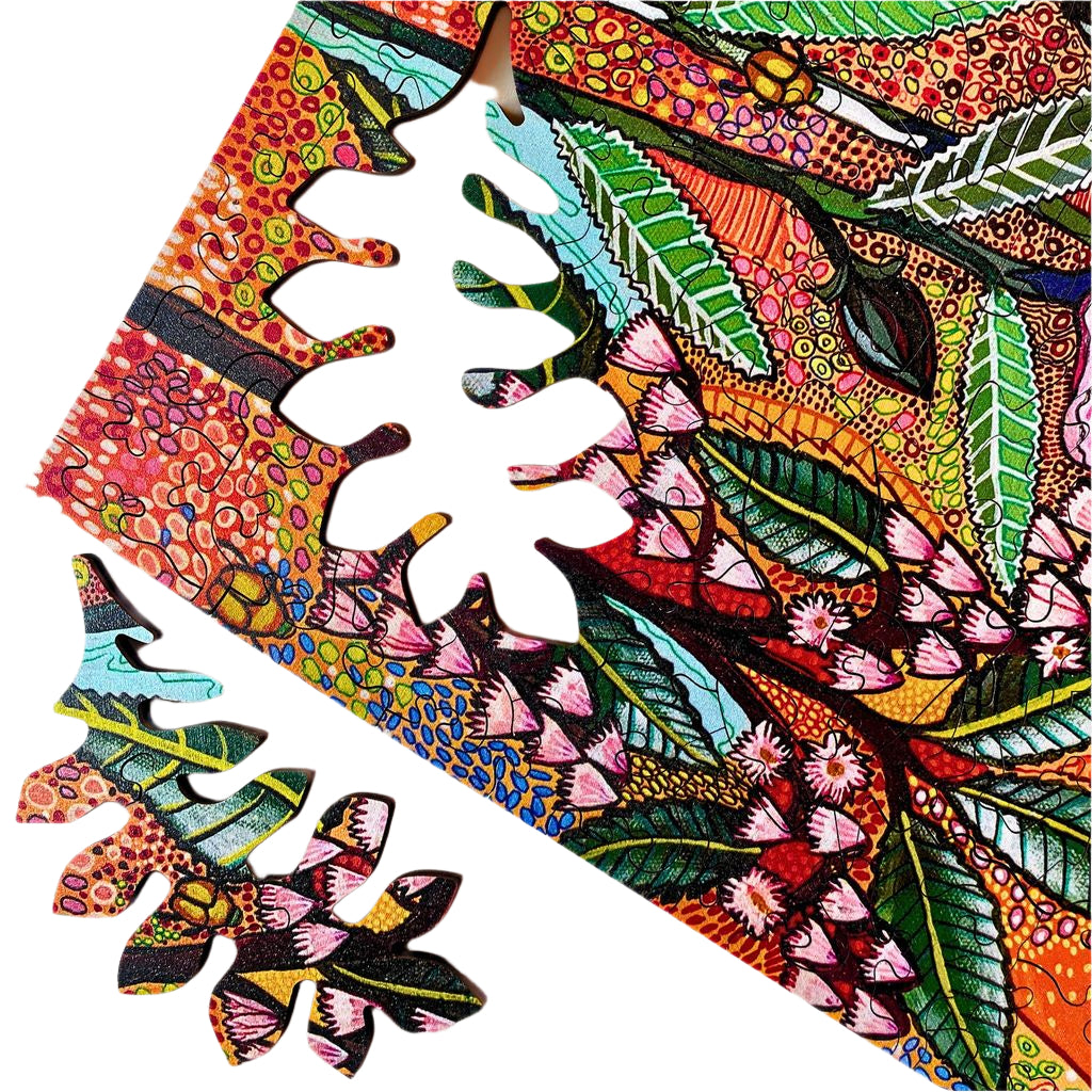 283pc Wooden Puzzle - Golden Whistler
