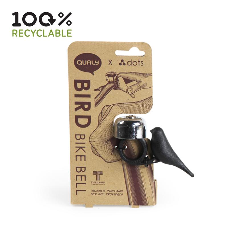 Bird Bike Bell - Black