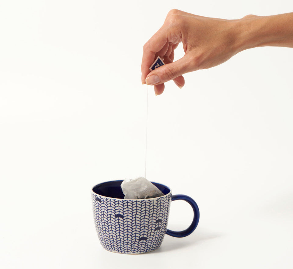 Blue Weave Mug