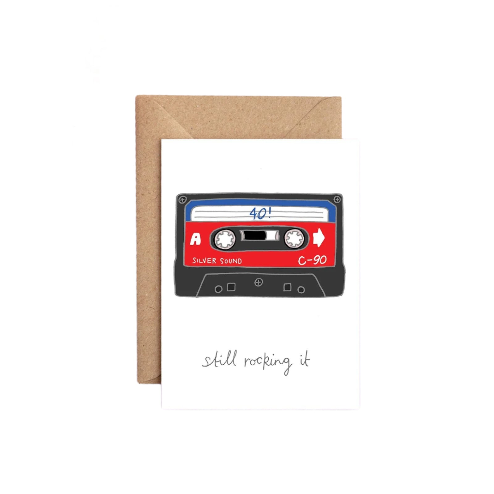 Cassette 40! Still Rocking It Card