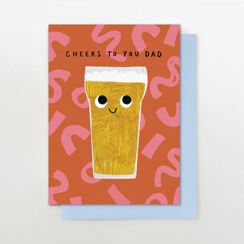 Cheers to You on Father's Day Card