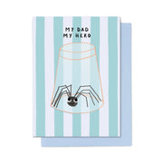 My Dad My Hero Spider Card