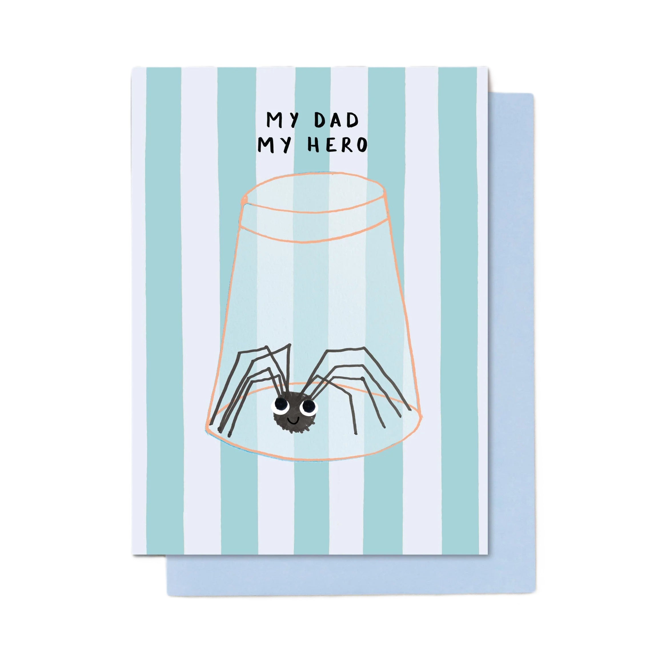 My Dad My Hero Spider Card