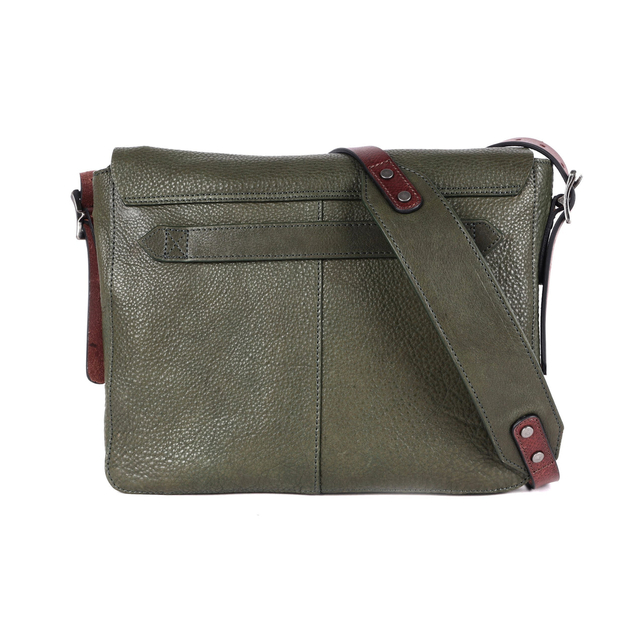 Leather Satchel - Richmond, Green