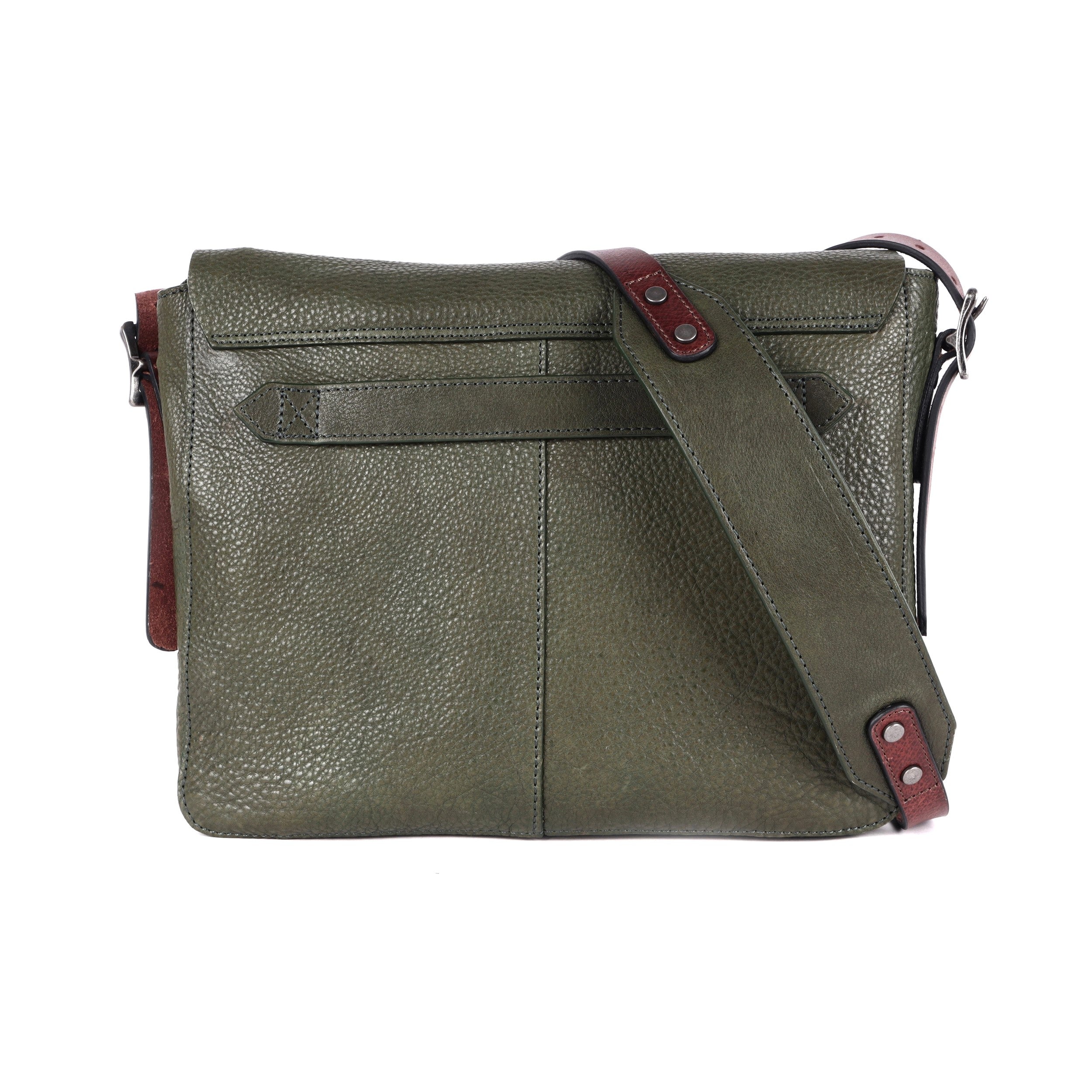 Leather Satchel - Richmond, Green